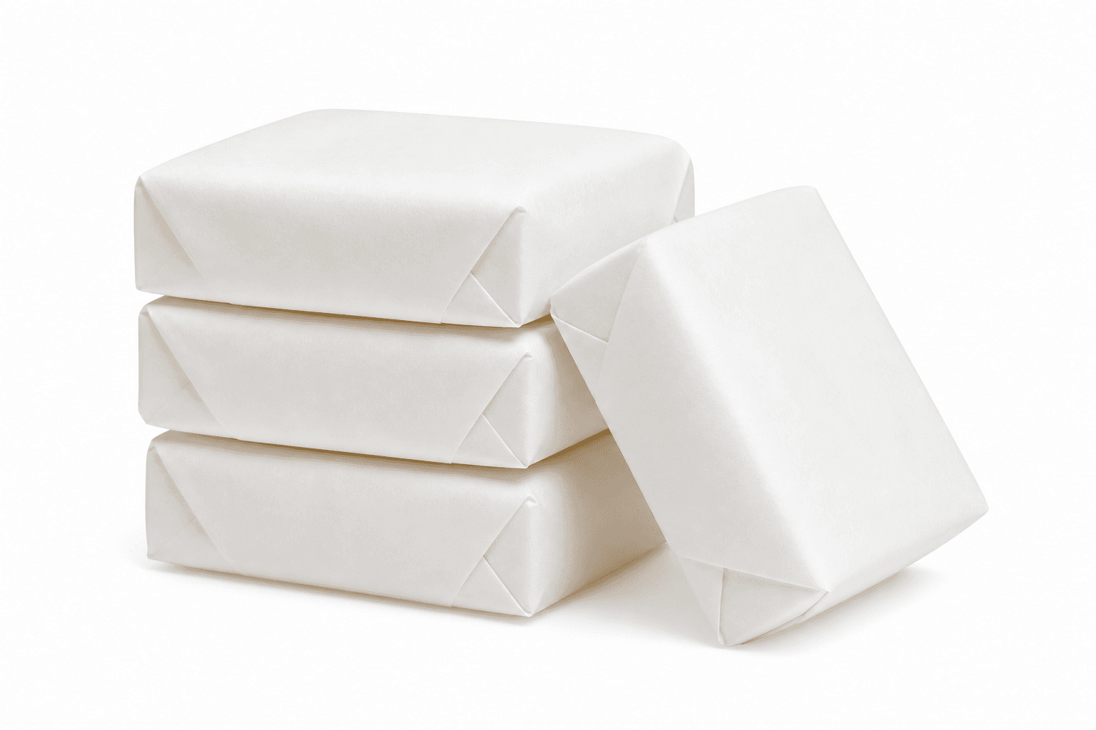 Mini body soap bars for guest bathrooms