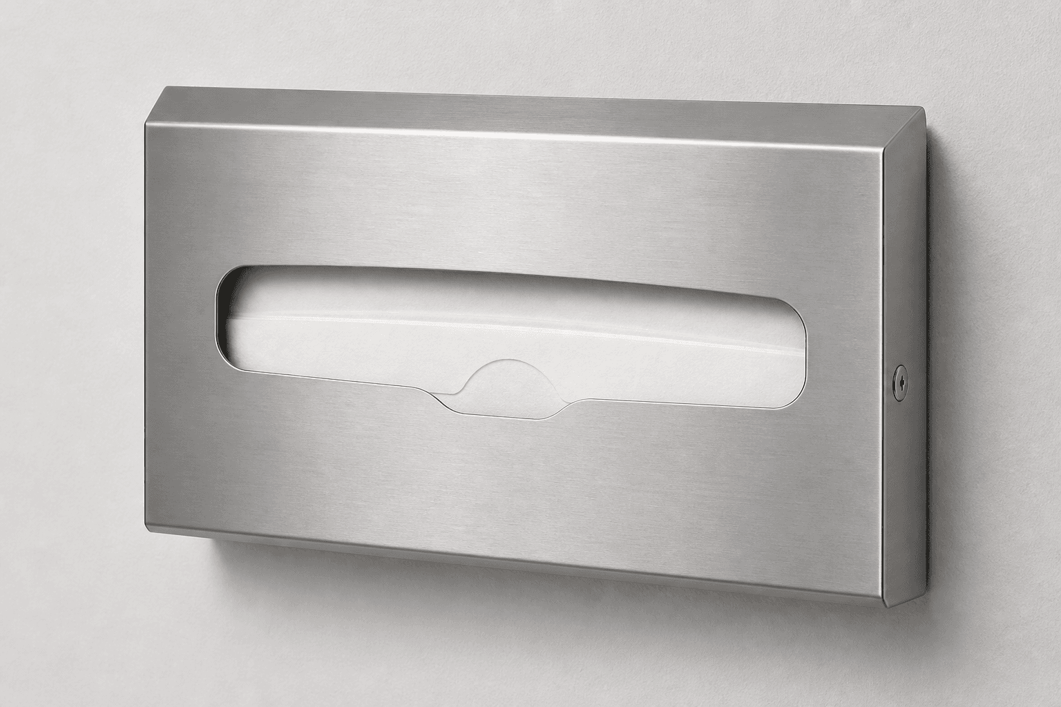 Wall-mounted toilet seat cover dispenser with paper covers